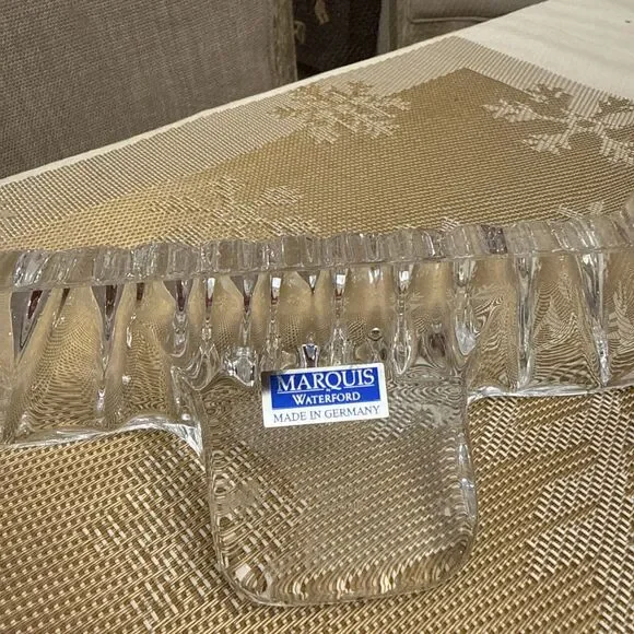 WATERFORD Marquis PICTURE FRAME 5 x 7 , Cut Lead Crystal, Made in Germany - Picture 3 of 4